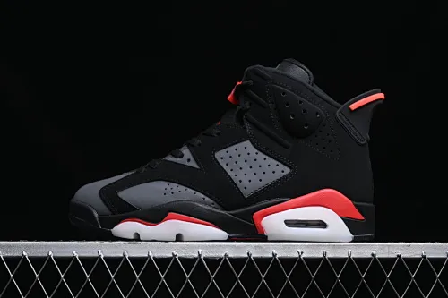 All categories Air Jordan Jordan series basketball shoes Air Jordan 6 F version Air Jordan 6 "Carmine" AJ6 Joe 6 black gray red 3M reflective basketball men's shoes CT8529-064